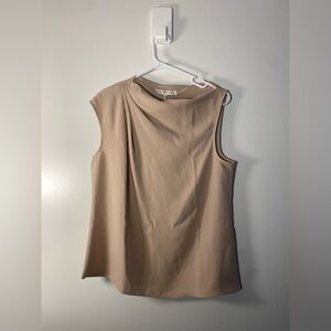 Brand new with tags! Trina Turk Beige Sleeveless Blouse